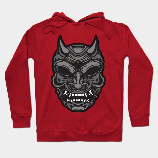 Oni Mask Hoodie by Civron